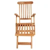 Wohnen Korbmöbel|Rattan-Gartenmöbel*Massivholz Outdoor Deckchair aus Teak - Zavamanco