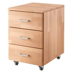 Wohnen Rollcontainer*Massivholz Rollcontainer aus Buche - Bash