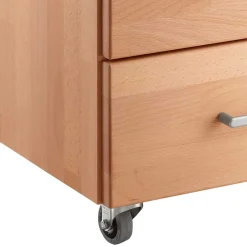 Wohnen Rollcontainer*Massivholz Rollcontainer aus Buche - Bash