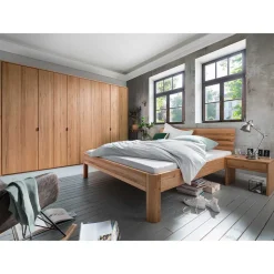 Wohnen Massivholz Schlafzimmer komplett - Izmaldon (vierteilig)