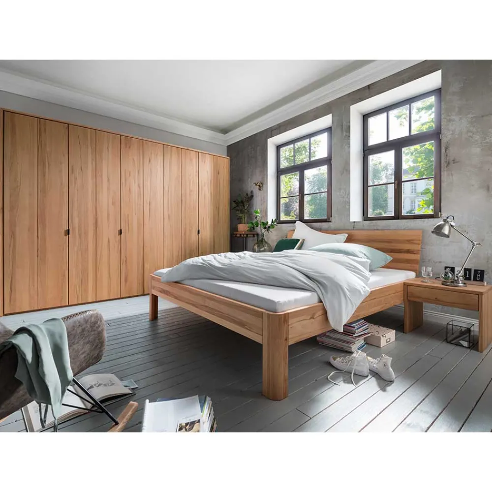 Wohnen Massivholz Schlafzimmer komplett - Izmaldon (vierteilig)