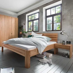 Wohnen Massivholz Schlafzimmer komplett - Izmaldon (vierteilig)