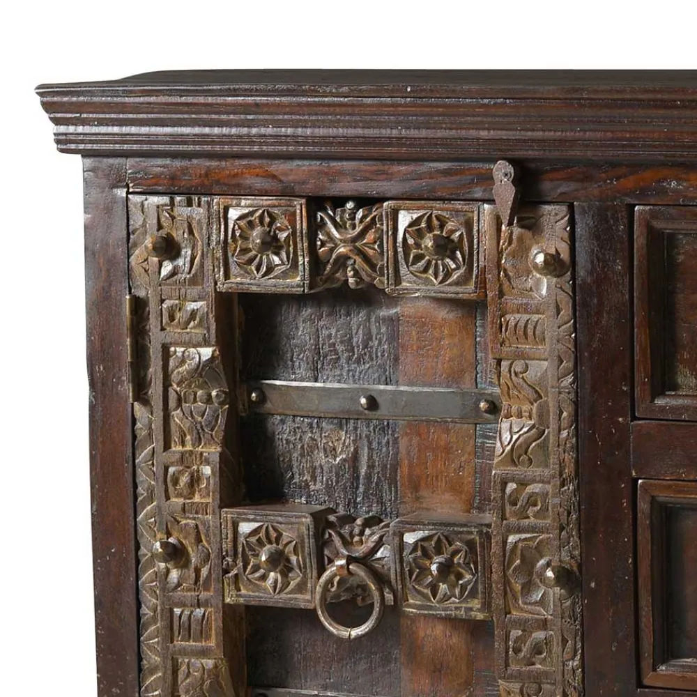 Wohnen Kolonialmöbel*Massivholz Sideboard Solapura aus Teak