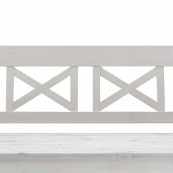 Wohnen Küchenbänke|Esszimmerbänke*Massivholz Sitzbank Onesti aus Kiefer Weiß