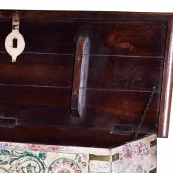 Wohnen Boho Style Möbel|Holztruhen*Massivholz Truhe im Boho Style - Akeno