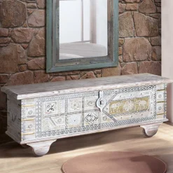 Wohnen Massivholz Truhe im Orient Style - Varrion