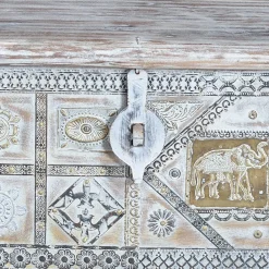 Wohnen Massivholz Truhe im Orient Style - Varrion