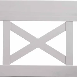 Wohnen Schuhschränke|Küchenbänke*Massivholz Truhenbank Lugon aus Kiefer Weiß Braun