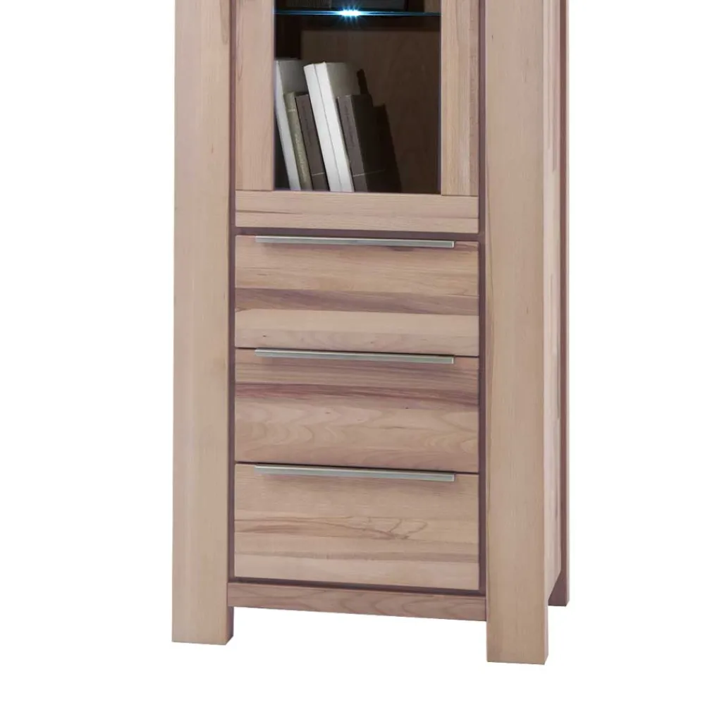 Wohnen Esszimmer-Vitrinen*Massivholz Vitrine Thivios aus Wildeiche