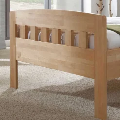 Wohnen Massivholzbett Francisca aus Kernbuche