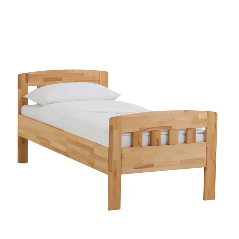 Wohnen Betten|Betten*Massivholzbett Greeno mit Kopf- und Fußteil