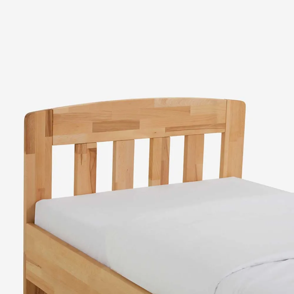 Wohnen Betten|Betten*Massivholzbett Greeno mit Kopf- und Fußteil