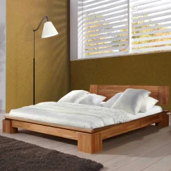 Wohnen Betten|Betten*Massivholzbett Zamaron aus Kernbuche