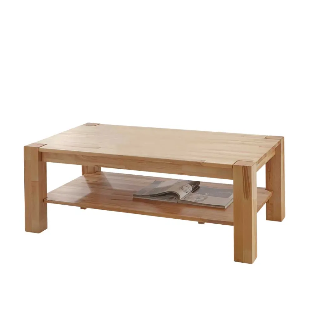Wohnen Massivholz-Couchtisch Pogamo aus Kernbuche