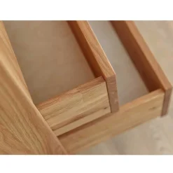 Wohnen Massivholz-Kleiderschrank mit zwei Schubladen - Fabijola