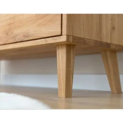 Wohnen Massivholz-Kleiderschrank mit zwei Schubladen - Fabijola