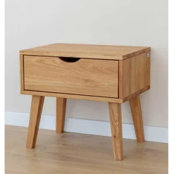 Wohnen Nachttische*Massivholz-Nachtkommode mit Schublade - Fabijola