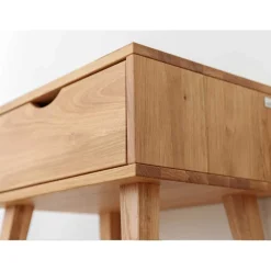 Wohnen Nachttische*Massivholz-Nachtkommode mit Schublade - Fabijola