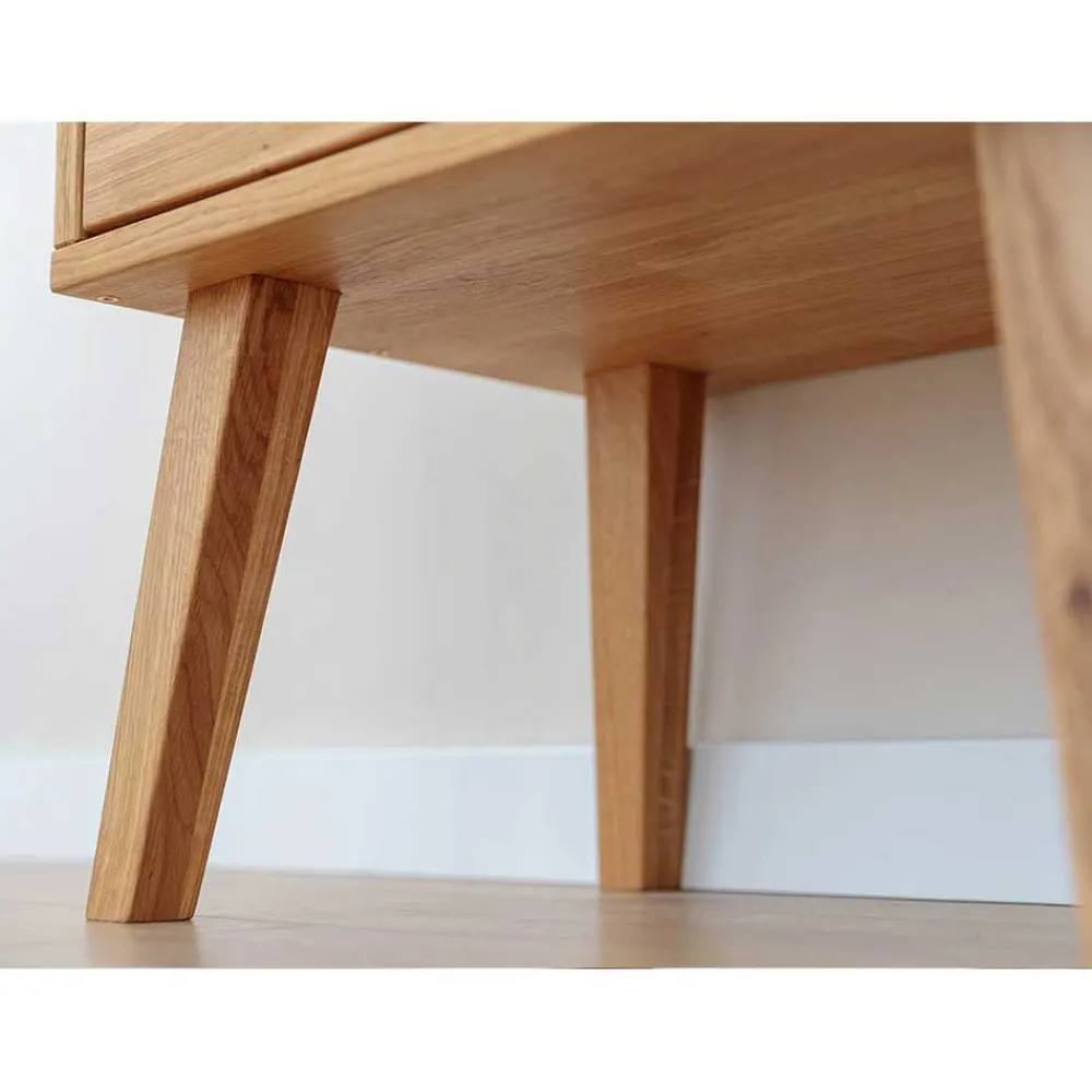 Wohnen Nachttische*Massivholz-Nachtkommode mit Schublade - Fabijola