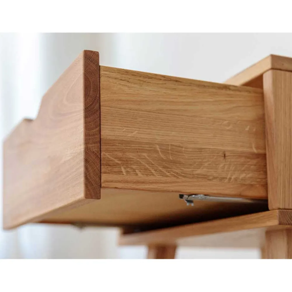 Wohnen Nachttische*Massivholz-Nachtkommode mit Schublade - Fabijola