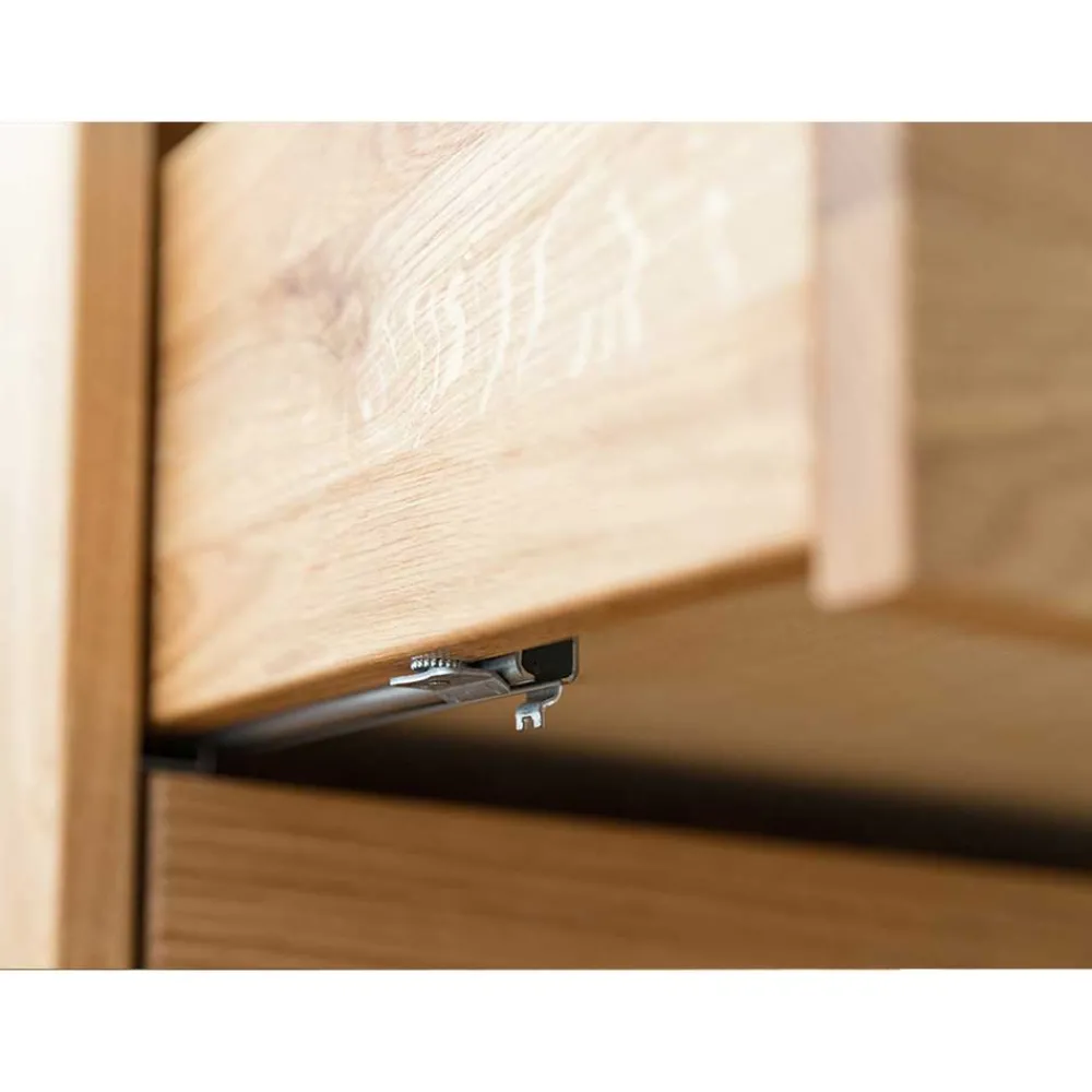 Wohnen Massivholz-Regal mit zwei Schubladen - Fabijola