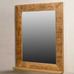 Wohnen Massivholzspiegel Indri aus Mangobaum