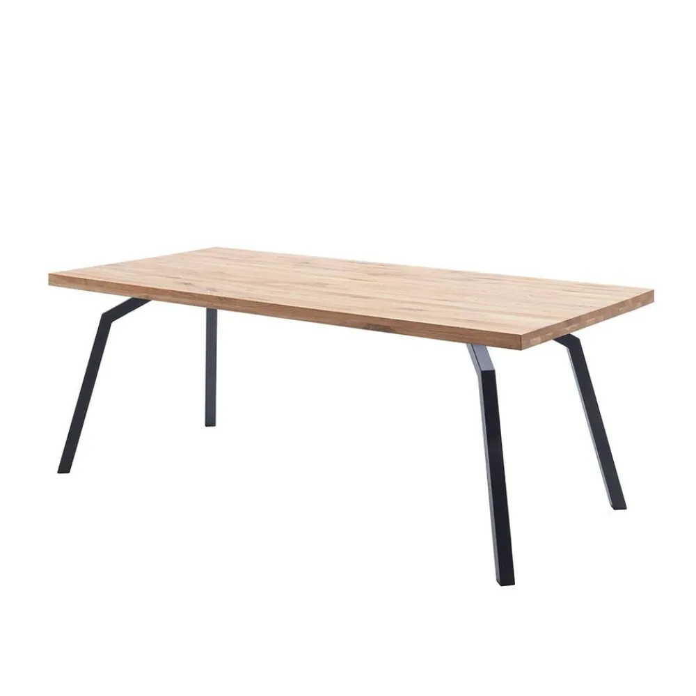 Wohnen Naturholzmöbel|Graue Möbel*Massivholztisch aus Balkeneiche - Leveziano