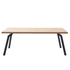 Wohnen Naturholzmöbel|Graue Möbel*Massivholztisch aus Balkeneiche - Leveziano