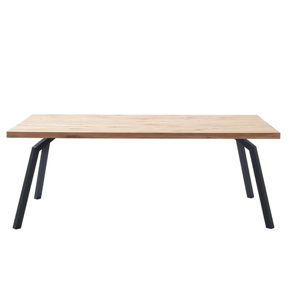 Wohnen Naturholzmöbel|Graue Möbel*Massivholztisch aus Balkeneiche - Leveziano