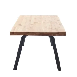 Wohnen Naturholzmöbel|Graue Möbel*Massivholztisch aus Balkeneiche - Leveziano