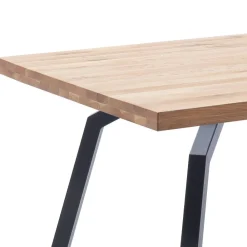 Wohnen Naturholzmöbel|Graue Möbel*Massivholztisch aus Balkeneiche - Leveziano