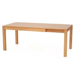 Wohnen Küchentische*Massivholztisch mit 1 oder 2 Einlegeplatten Zanima aus lackierter Kernbuche