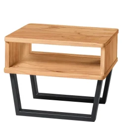 Wohnen Material Mix Doppelbett aus Wildbuche - Syolino