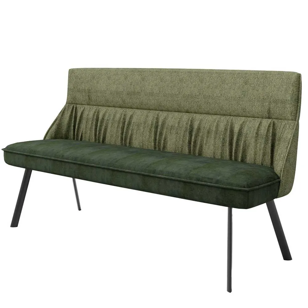 Wohnen Küchenbänke|Esszimmerbänke*Material Mix Polsterbank fürs Esszimmer - Pudonra