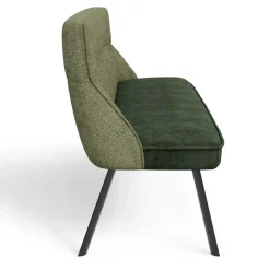 Wohnen Küchenbänke|Esszimmerbänke*Material Mix Polsterbank fürs Esszimmer - Pudonra