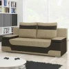 Wohnen Schlafsofas*Material-Mix-Schlafsofa in Beige und Braun - Swan