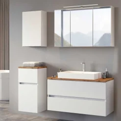 Wohnen Möbel Badezimmer Set in Weiß - Misbonas (vierteilig)