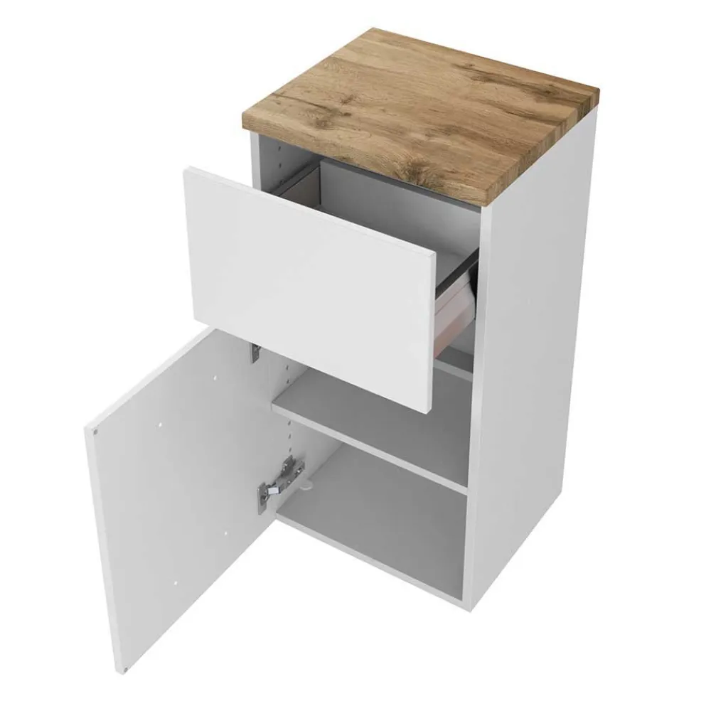 Wohnen Möbel Badezimmer Set in Weiß - Misbonas (vierteilig)