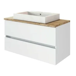 Wohnen Möbel Badezimmer Set in Weiß - Misbonas (vierteilig)