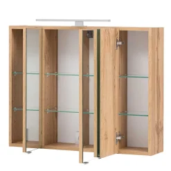 Wohnen Glasmöbel|Badezimmer Komplett*Möbel fürs Badezimmer zweifarbig - Larutta (dreiteilig)