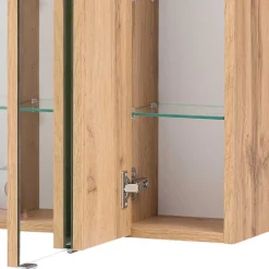 Wohnen Glasmöbel|Badezimmer Komplett*Möbel fürs Badezimmer zweifarbig - Larutta (dreiteilig)