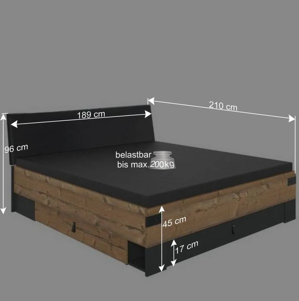 Wohnen Möbel fürs Schlafzimmer Komplettset - Ardila (vierteilig)