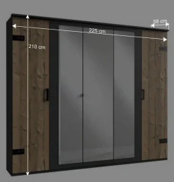 Wohnen Möbel fürs Schlafzimmer Komplettset - Ardila (vierteilig)