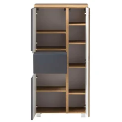 Wohnen Glasmöbel*Möbel Kombination fürs Bad zweifarbig - Jambi (fünfteilig)