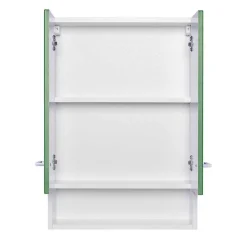 Wohnen Glasmöbel|Badezimmer Komplett*Möbel Set aus Bad Serie in Grün - Loenixa (vierteilig)