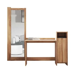 Wohnen Schlafzimmer Komplett*Möbel Set Salomonia mit Schreibtisch (zweiteilig)