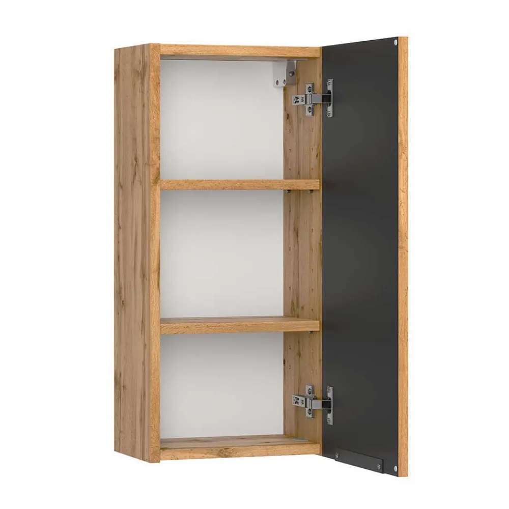 Wohnen Möbelset fürs Badezimmer modern - Crystoga (fünfteilig)