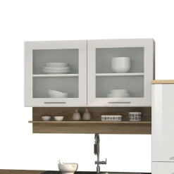 Wohnen Küche Komplett|Küchenzeilen*Möbel-Set Küche Schränke & Regale - Cuneo (elfteilig)