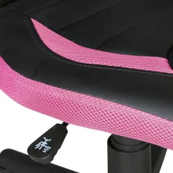 Wohnen Kinderstühle*Mädchen Drehstuhl in Schwarz Pink - Ebrus