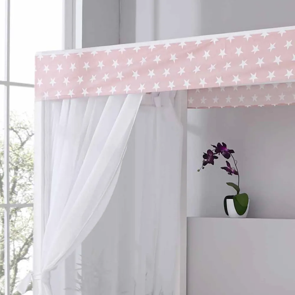 Wohnen Mädchen Himmelbett Sionara mit Ausziehbett